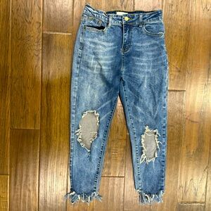 Mianshi Distressed Jeans